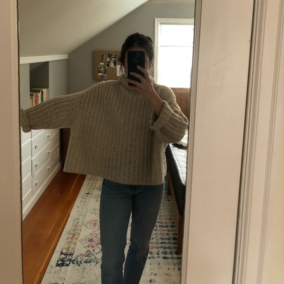 Free People mock neck knitted pullover - Picture 5 of 5